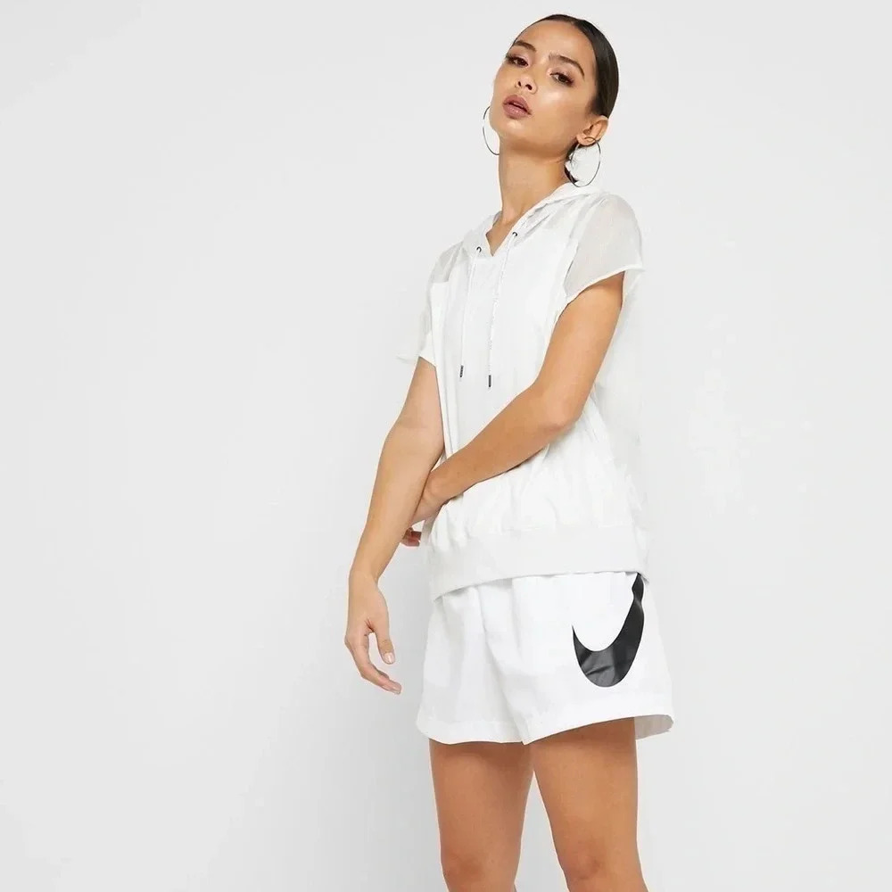 Nike Sportswear Tech Pack White Hooded Vest Size Large
